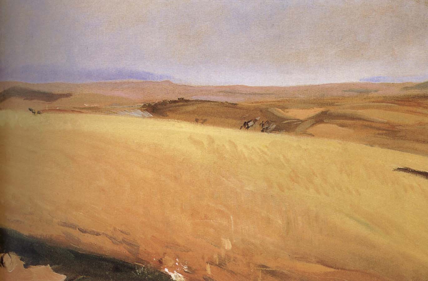 Joaquin Sorolla Castilla wheat field